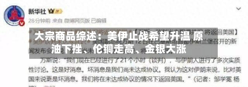 大宗商品综述：美伊止战希望升温 原油下挫、伦铜走高	、金银大涨-第2张图片