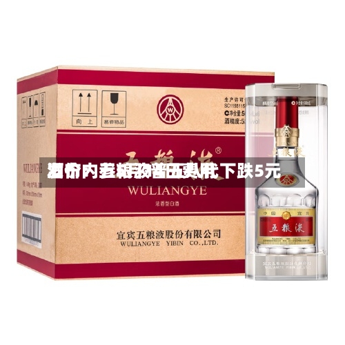 酒价内参5月14日费用发布：五粮液普五八代下跌5元-第2张图片